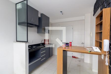 Sala/Cozinha de apartamento para alugar com 2 quartos, 33m² em Vila Nova Curuca, São Paulo