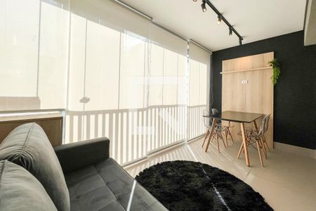 Varanda de kitnet/studio para alugar com 1 quarto, 41m² em Perdizes, São Paulo