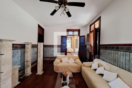 Sala de casa à venda com 5 quartos, 434m² em Riachuelo, Rio de Janeiro