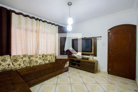 Casa 1 - Sala de casa à venda com 5 quartos, 199m² em Jardim Ipanema, Santo André
