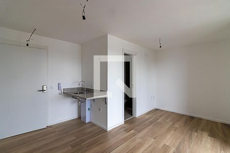 Sala/Cozinha/Quarto de apartamento para alugar com 1 quarto, 28m² em Vila Nova Conceição, São Paulo