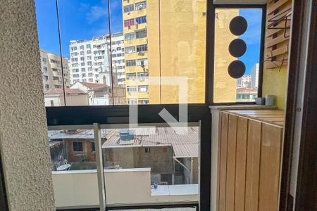 Varanda de apartamento à venda com 1 quarto, 44m² em Centro, Rio de Janeiro