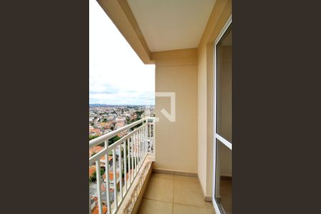 Varanda da Sala de apartamento para alugar com 3 quartos, 92m² em Jardim Utinga, Santo André