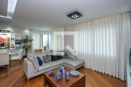 Sala de apartamento à venda com 3 quartos, 140m² em Gutierrez, Belo Horizonte