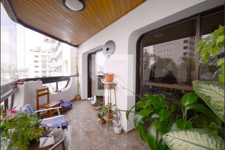 Varanda da Sala de apartamento à venda com 4 quartos, 226m² em Aclimação, São Paulo