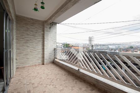 Sacada da Sala de TV de casa para alugar com 2 quartos, 125m² em Veloso, Osasco