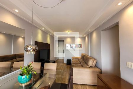 sala de estar/Jantar de apartamento para alugar com 3 quartos, 72m² em Vila Moinho Velho, São Paulo