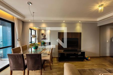 sala de estar/Jantar de apartamento para alugar com 3 quartos, 72m² em Vila Moinho Velho, São Paulo