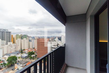 Studio para alugar com 28m², 1 quarto e sem vagaVaranda