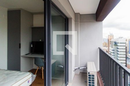 Studio para alugar com 28m², 1 quarto e sem vagaVaranda