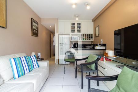 Sala de apartamento para alugar com 1 quarto, 50m² em Vila Olímpia, São Paulo