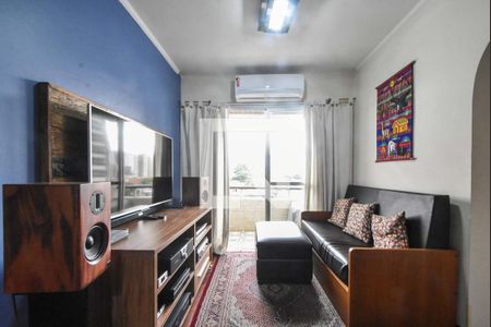 Sala de Estar  de apartamento à venda com 2 quartos, 53m² em Cidade Monções, São Paulo