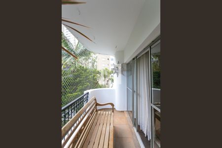 Varanda da Sala de apartamento para alugar com 3 quartos, 163m² em Jardim Ampliação, São Paulo