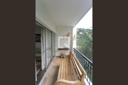 Varanda da Sala de apartamento para alugar com 3 quartos, 163m² em Jardim Ampliação, São Paulo