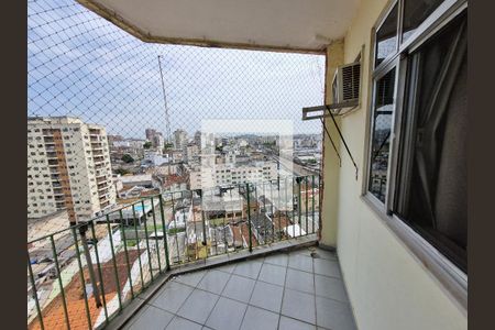 Varanda do quarto 1 de apartamento para alugar com 3 quartos, 80m² em Méier, Rio de Janeiro