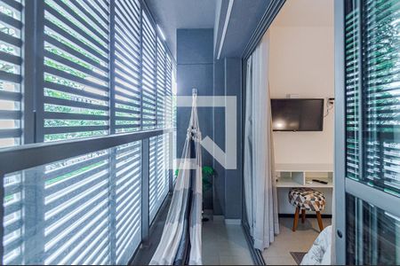 Studio para alugar com 21m², 1 quarto e sem vagaVaranda