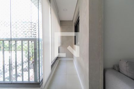 Varanda da Sala de apartamento à venda com 2 quartos, 76m² em Indianópolis, São Paulo