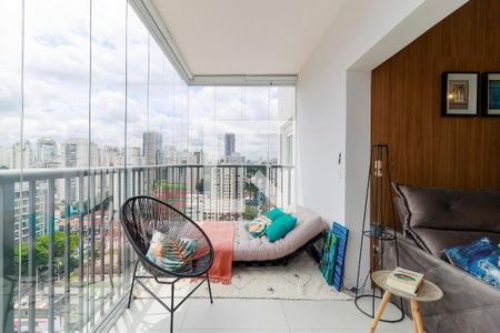 Sala de apartamento à venda com 1 quarto, 65m² em Vila Cordeiro, São Paulo