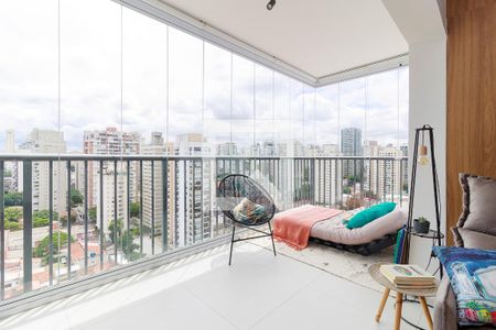 Sala de apartamento à venda com 1 quarto, 65m² em Vila Cordeiro, São Paulo