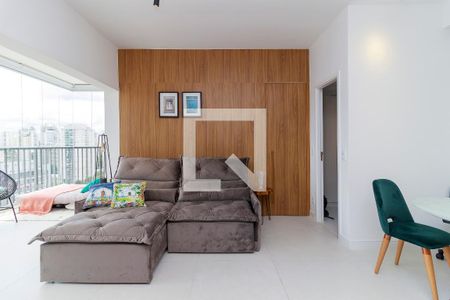 Sala de apartamento à venda com 1 quarto, 65m² em Vila Cordeiro, São Paulo