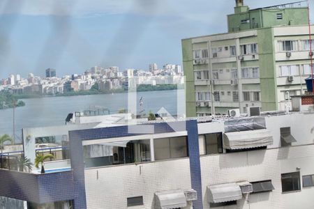 Sala vista  de apartamento à venda com 4 quartos, 155m² em Jardim Botânico, Rio de Janeiro