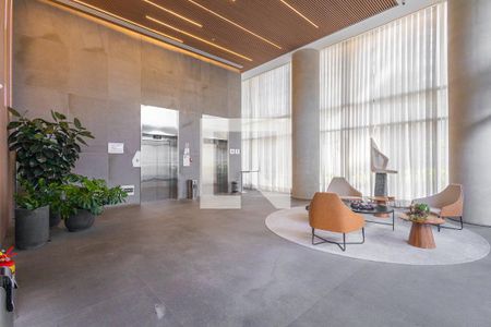 Studio à venda com 39m², 1 quarto e 1 vagaHall social
