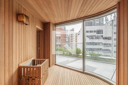 Studio à venda com 39m², 1 quarto e 1 vagaSaúna