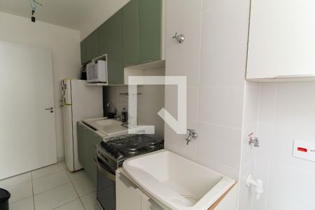 Cozinha de kitnet/studio para alugar com 1 quarto, 26m² em Brás, São Paulo