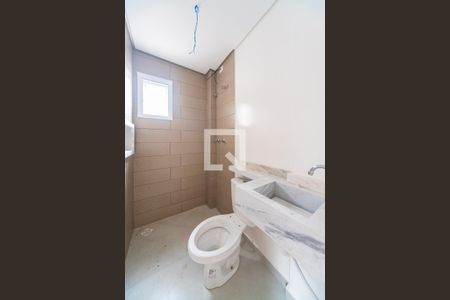 Banheiro do Quarto 1 de apartamento à venda com 2 quartos, 50m² em Jardim Bela Vista, Santo André