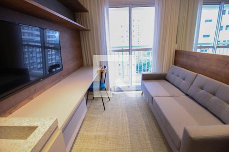 Sala de apartamento para alugar com 1 quarto, 32m² em Pinheiros, São Paulo