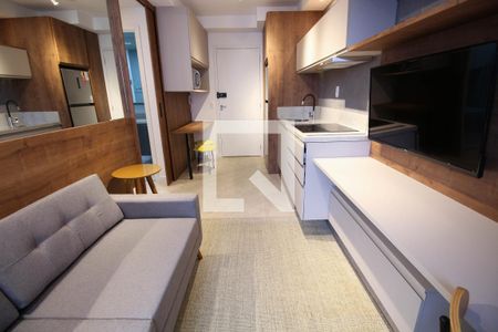 Sala de apartamento para alugar com 1 quarto, 32m² em Pinheiros, São Paulo