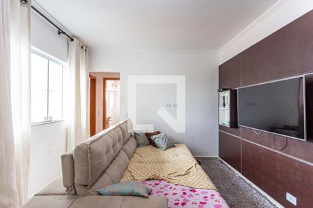 Sala de apartamento à venda com 2 quartos, 104m² em Vila Linda, Santo André