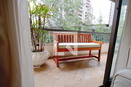 Varanda da Sala de apartamento à venda com 4 quartos, 180m² em Morumbi, São Paulo