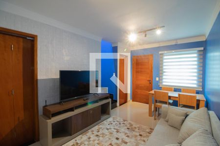 Sala de casa de condomínio à venda com 2 quartos, 70m² em Vila Isolina Mazzei, São Paulo