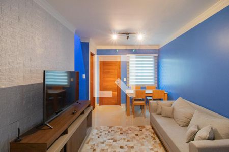 Sala de casa de condomínio à venda com 2 quartos, 70m² em Vila Isolina Mazzei, São Paulo