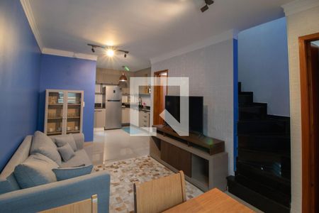 Sala de casa de condomínio à venda com 2 quartos, 70m² em Vila Isolina Mazzei, São Paulo