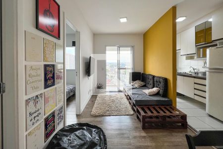 Sala de apartamento para alugar com 1 quarto, 38m² em Barra Funda, São Paulo