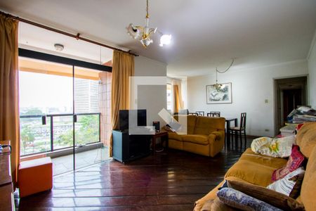 Sala de apartamento à venda com 3 quartos, 133m² em Vila Bastos, Santo André