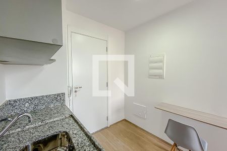 Cozinha de kitnet/studio para alugar com 1 quarto, 20m² em Brás, São Paulo