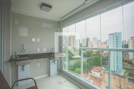 Varanda / Área de Serviço de apartamento à venda com 1 quarto, 40m² em Vila Clementino, São Paulo