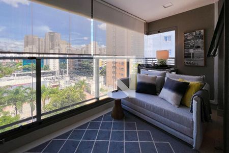 Varanda de kitnet/studio para alugar com 1 quarto, 29m² em Itaim Bibi, São Paulo