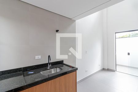 Cozinha e Área de Serviço de apartamento para alugar com 1 quarto, 32m² em Vila Moinho Velho, São Paulo