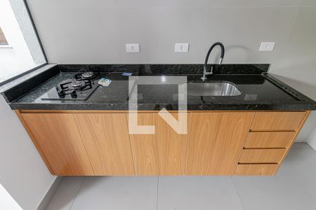 Cozinha e Área de Serviço de apartamento para alugar com 1 quarto, 32m² em Vila Moinho Velho, São Paulo