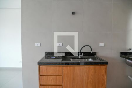 Cozinha de kitnet/studio para alugar com 1 quarto, 28m² em Vila Moinho Velho, São Paulo