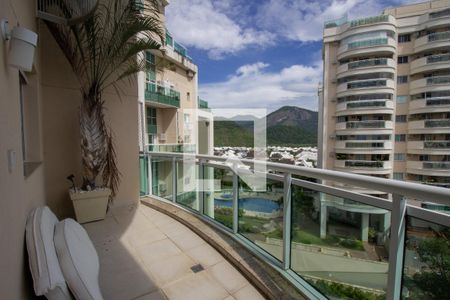 Varanda de apartamento à venda com 1 quarto, 70m² em Barra da Tijuca, Rio de Janeiro