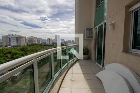 Varanda de apartamento à venda com 1 quarto, 70m² em Barra da Tijuca, Rio de Janeiro