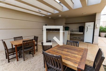 Apartamento à venda com 55m², 2 quartos e 1 vagaChurrasqueira