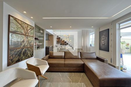 Sala de apartamento à venda com 3 quartos, 205m² em Alphaville Nova Lima, Nova Lima