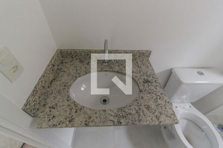 Apartamento para alugar com 52m², 2 quartos e 1 vagaDetalhe do banheiro
