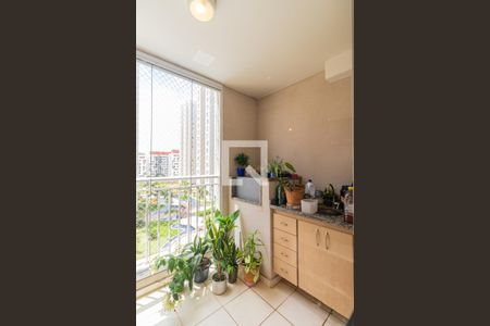 Varanda da Sala de apartamento à venda com 3 quartos, 72m² em Usina Piratininga, São Paulo